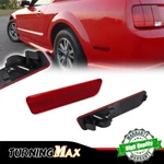 Red Rear Bumper Side Marker Reflectors Kit Fit 05-09 Ford Mustang 4R3Z-15A201-BA. Fixed Price $14.99.