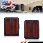 Amber Front Side Marker Lights W/ Bezels For 1973-1977 Sprint Camino Malibu. Fixed Price $39.99.