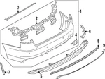 Genuine Audi Reflector 8W0-945-105-D. Fixed Price $20.10.