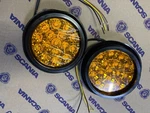 Truck Led Tail Signal Warning Light Amber Lamp Dc 24V 2PCS. Fixed Price $12.00.