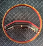 Used 1975 Mercury Cougar XR7 Red Steering Wheel With Cruise Control Oem. Fixed Price $385.00.