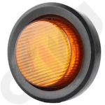 2X Amber Inch 9 Led Round Truck Trailer Side Marker W/ Grom Clearance Light. Fixed Price $13.07.