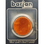 Barjan 049BP474A - 2" Round Amber Reflector. Fixed Price $11.73.