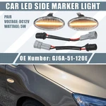 Led Side Marker Amber Light GJ6A-51-120E For Mazda 3 2004-2009 Clear Lens Pair. Fixed Price $18.49.