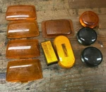 Lot Of Harley Davidson Fender Light Cover Lenses Amber Pm 1735-15 Grote 9020. Fixed Price $44.99.