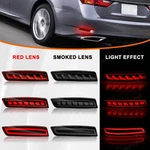 Pair Led Rear Bumper Reflector Marker Brake Lights For 2013-2018 Lexus Gs Es. Fixed Price $31.50.