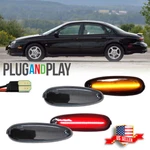 4X Smoke Front + Rear Led Side Marker Lights 96-99 Ford Taurus Mercury Sable. Fixed Price $59.99.
