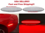 Clear Lens Red Led Rear Side Marker Lights For Chevy C5 Corvette 1997 - 2004. Fixed Price $25.62.