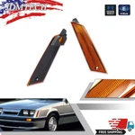 1979-1986 Ford Mustang Front Amber Marker Light Lens & Housing Assembly Pair. Fixed Price $34.99.