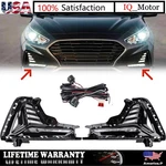 For Hyundai Sonata Left + Right Front Bumper Fog Lights Led Drl Lamps 2018-2019. Fixed Price $89.13.