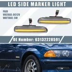 Pack Of Car Led Side Marker Light 63132228591 For Bmw 325CI 330CI 2001-2003. Fixed Price $14.57.
