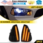 Full Led Front Smoked Corner Turn Signal Side Marker Light For 2006-2010 Charger. Fixed Price $31.34.
