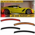 For 2014-2019 Chevy Corvette Led C7 Smoke Side Marker Lights Fender Front Rear. Fixed Price $39.89.