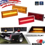 For 81-88 Cutlass 442 Front Fender Rear Quarter Full Led Side Marker Light Lamps. Fixed Price $79.99.