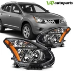 For Nissan Rogue 2008 - 2013 Clear Lens Headlights Assembly Pair Headlamp. Fixed Price $80.99.