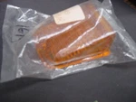New Lucas Amber Front Park Lamp Lens (small 1/2) Mgc Mgbgt PRE-1970. Fixed Price $11.00.