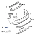 For Volkswagen Jetta 2022-2026 17A945106B Rear Right Reflector Panel. Fixed Price $51.22.