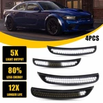 4X For 2015-2022 Dodge Charger Front Rear Dynamic Led Side Marker Lights Lamps. Fixed Price $43.69.