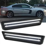 2PCS Rear Led Side Marker White Lights For Dodge Charger 11-14 Challenge 08-14. Fixed Price $18.04.