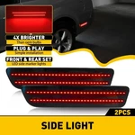 4R3Z15A201AA Rearled Bumper Marker Side Light Red Lamp 05-09 Ford Mustang. Fixed Price $8.99.