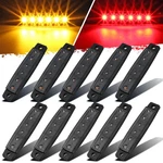 Partsam 10PCS 3.8" Smoked Thin Line Trailer Led Side Marker Clearance Red. Fixed Price $25.44.