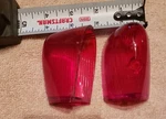 Vintage Tail Light Lenses-probably For Mopar (dodge, Plymouth, Chrysler, Desoto). Fixed Price $7.00.