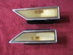 70-72 Olds Cutlass 442 Front Side Marker Lights Lh Rh Amber W/brackets 1970-1972. Fixed Price $70.72.