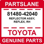 Toyota RAV4 13-15 Oem Bumper Trim Reflector Right 81480-42040. Fixed Price $32.17.