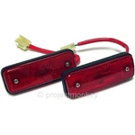 Oem Toyota 81750-91255 81-90 Land Cruiser FJ60 Rear Red Sidemarker Lights Lenses. Fixed Price $69.99.