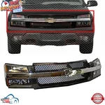 New Front Grille Headlights Assembly 5PC Fits 2002-2006 Chevrolet Avalanche 1500. Fixed Price $419.20.