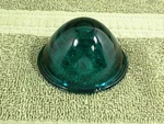 Vintage Green Glass Lens Truck Taillight Lamp Side Trailer BL25-A. Fixed Price $20.00.