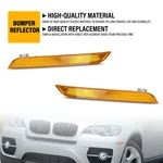 2X Fits Bmw X6 E71 E72 2008-2014 Front Bumper Reflector Light Lamp Left Right Ea. Fixed Price $18.99.