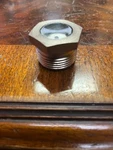 Sight Glass (bulls Eye) 1" Npt With Reflector Nickel Plate. Fixed Price $30.00.