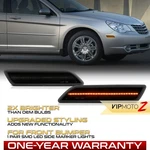 Smoke Led Strip Front Side Marker Lights Lamps For 2007-2010 Chrysler Sebring. Fixed Price $30.84.