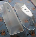 New Pair 1949 Buick Front Fender Parking Light Lens. Fixed Price $69.95.