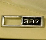 1968-69 Nova/impala Fender Side Marker Lamp Bezel Emblem. Fixed Price $10.00.