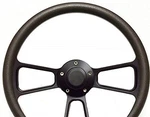 Hot Rod Street Rat Truck Brown And Black Billet Steering Wheel & Horn. Fixed Price $140.87.