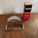Nos Lucas Glass Clear Lens W/ Bezel Triumph Spitfire Mg 576291 Light Lamp. Fixed Price $35.00.