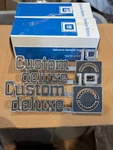 Nos Gm 1975 - 1980 Front Fender "custom Deluxe 10" Emblem Set Squarebody 349682. Fixed Price $350.00.