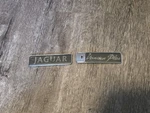1998-2003 Jaguar XJ8 Vdp Vanden Plas 2PC Trunk Emblem Badge (has Wear, See Pics). Fixed Price $54.95.