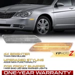 Led Strip Front Side Marker Lights Lamps For 2007-2010 Chrysler Sebring Pair Set. Fixed Price $28.71.
