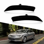 White Side Marker Light Fit For 2015-2017 Chrysler 200 Set Of Front Lh&rh. Fixed Price $18.99.