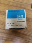 Nos Gm 703537 Parking & Directional Side Marker Lens. Fixed Price $10.00.