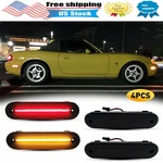 4PC Led Bumper Side Smoked Marker Light Lamps Set For 1990-2005 Mazda Miata MX-5. Fixed Price $30.39.