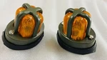 Fit Jeeps Willy Ford Mb Gpw CJ2A CJ3B Parking Light Pair With Grill. Fixed Price $22.45.