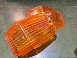 Lucas L677 Amber Indicator For Spitfire, Mgbgt, 516306 Pair Of Lenses. Fixed Price $20.15.
