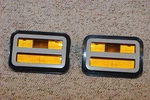 Fits 1971 Dodge Charger Superbee Amber Front Side Lamp Marker Lenses. Fixed Price $143.50.