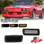 Smoke Switchback Led Front Turn Signal Corner Light For 1985-1992 Chevy Camaro. Fixed Price $74.99.