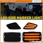 Auxito Smoke Led Bumper Signal +side Marker Light For 1997-2006 Jeep Wrangler Tj. Fixed Price $56.99.