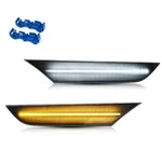 2SET Auxito Amber White Flowing Smoke Led Side Marker Light Fit 2003-06 Infiniti. Fixed Price $54.81.